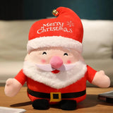 Rena de Natal e Papai Noel de Pelúcia Infantil