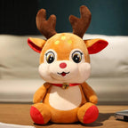 Rena de Natal e Papai Noel de Pelúcia Infantil - ZBaby