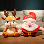 Rena de Natal e Papai Noel de Pelúcia Infantil - ZBaby