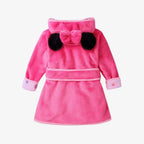 Roupão Infantil Atoalhado com Capuz Mickey e Minnie - ZBaby