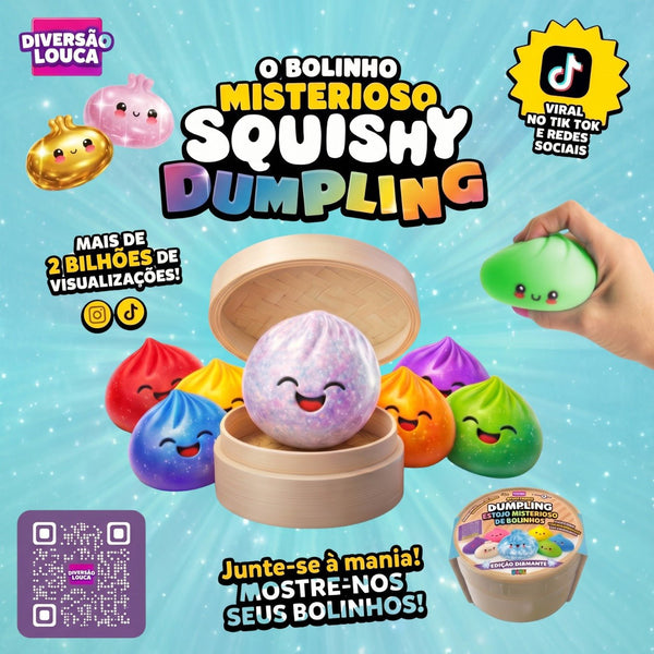 Squishy Pãozinho Surpresa: Brinquedo Sensorial Antiestresse Infantil - ZBaby