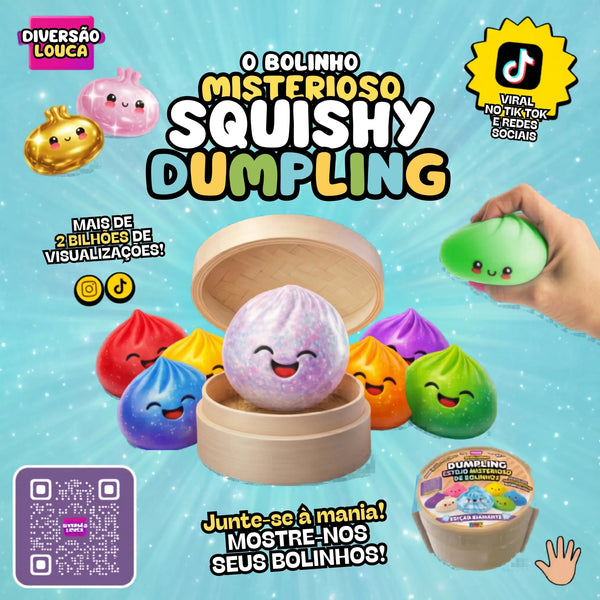 Squishy Pãozinho Surpresa: Brinquedo Sensorial Antiestresse Infantil - ZBaby