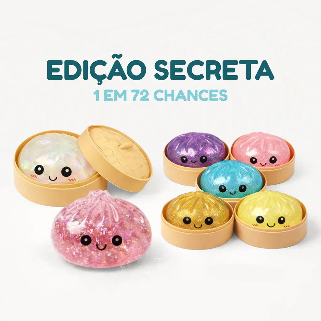 Squishy Pãozinho Surpresa: Brinquedo Sensorial Antiestresse Infantil - ZBaby