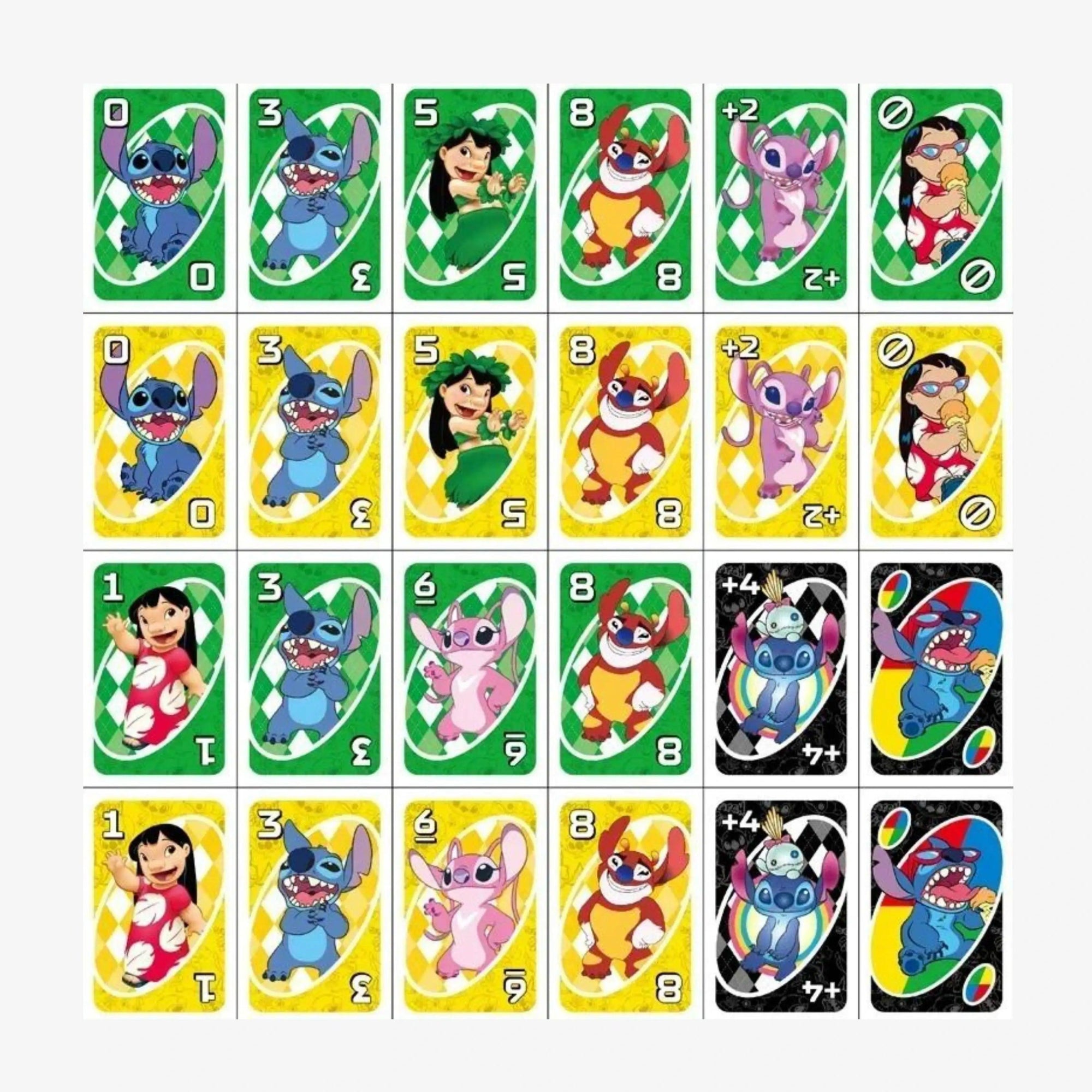 Uno Jogo de Cartas Lilo & Stitch - Edição Limitada - ZBaby
