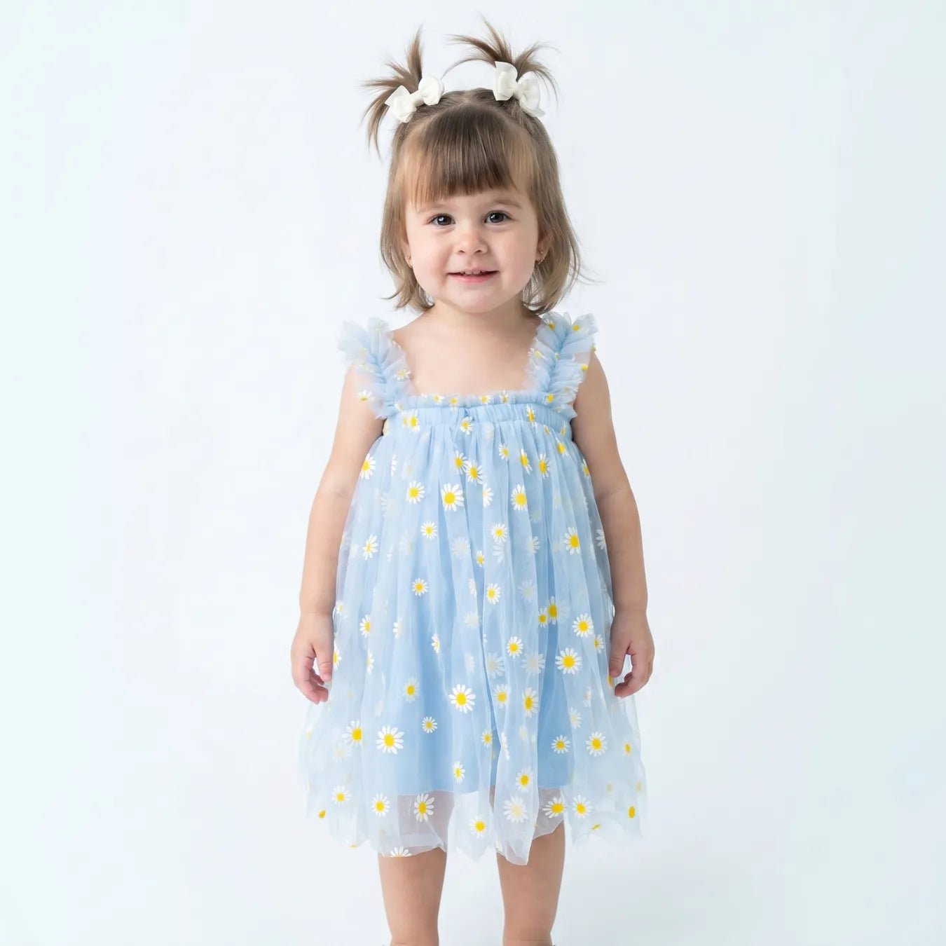 Vestido Floral Infantil Margaridas de Festa - ZBaby