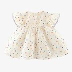 Vestido Infantil Bolinhas Bebê Menina - ZBaby
