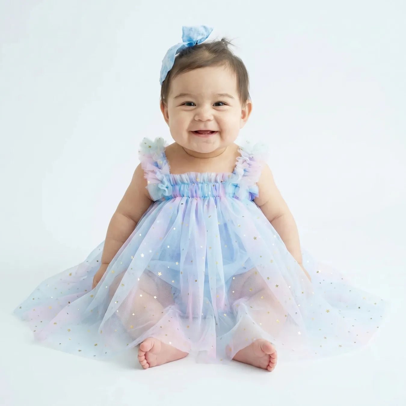 Vestido Infantil Festa com Estrelinhas - ZBaby